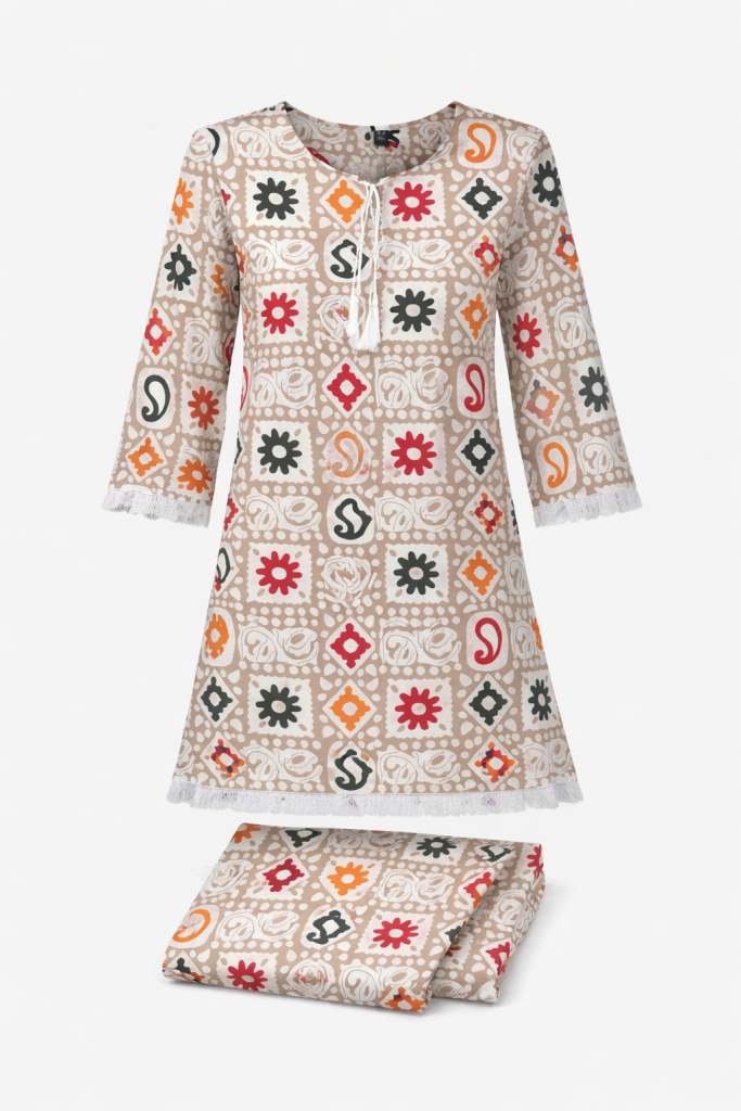 চায়না লিলেন কামিজ 2 পিস