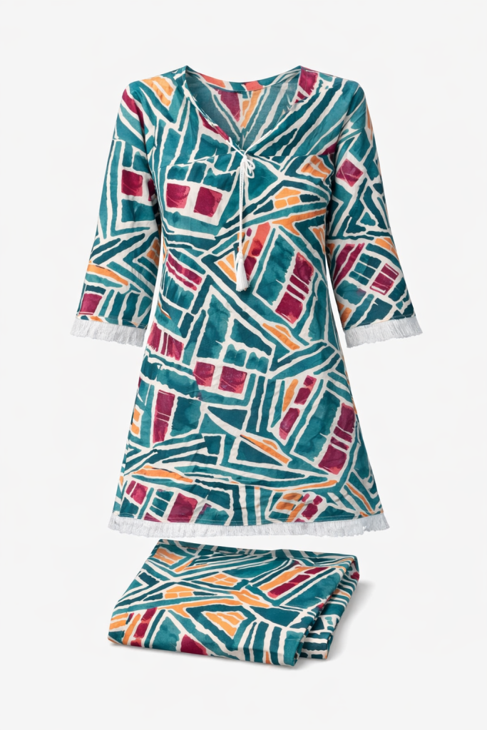 চায়না লিলেন কামিজ 2 পিস